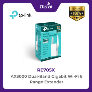 TP-LINK AX3000 Dual-Band Gigabit Wi-Fi 6 Range Extender