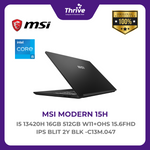 Load image into Gallery viewer, MSI MODERN 15H I5 13420H 16GB 512GB W11+OHS 15.6FHD IPS BLIT 2Y BLK -C13M.047
