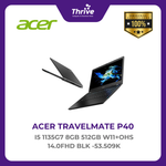 Load image into Gallery viewer, ACER TRAVELMATE P40 I5 1135G7 8GB 512GB W11+OHS 14.0FHD BLK -53.509K
