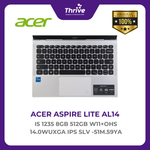 Load image into Gallery viewer, ACER ASPIRE LITE AL14 I5 1235 8GB 512GB W11+OHS 14.0WUXGA IPS SLV -51M.59YA
