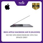 Load image into Gallery viewer, IBOX APPLE MACBOOK AIR 13 M2 10C GPU 8GB 512GB 8C CPU 13.6 SPACE GREY -MLXX3ID
