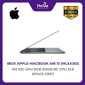 IBOX APPLE MACBOOK AIR 13 M2 10C GPU 8GB 512GB 8C CPU 13.6 SPACE GREY -MLXX3ID