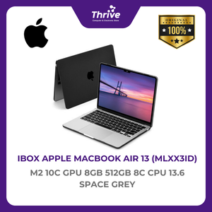 IBOX APPLE MACBOOK AIR 13 M2 10C GPU 8GB 512GB 8C CPU 13.6 SPACE GREY -MLXX3ID