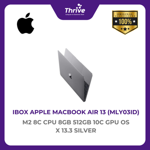 IBOX APPLE MACBOOK AIR 13 M2 8C CPU 8GB 512GB 10C GPU OS X 13.3 SILVER