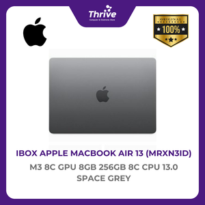 IBOX APPLE MACBOOK AIR 13 M3 8C GPU 8GB 256GB 8C CPU 13.0 SPACE GREY -MRXN3ID