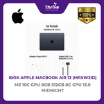 Load image into Gallery viewer, IBOX APPLE MACBOOK AIR 13 M3 10C GPU 8GB 512GB 8C CPU 13.0 MIDNIGHT -MRXW3ID
