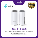 Load image into Gallery viewer, AC1200 Dual-Band Fast Ethernet Wi-Fi Mesh Router - Deco E4 2-pack
