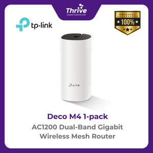 AC1200 Dual-Band Gigabit Wireless Mesh Router - Deco M4 1-pack