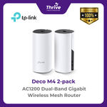 Load image into Gallery viewer, AC1200 Dual-Band Gigabit Wireless Mesh Router - Deco M4 2-pack
