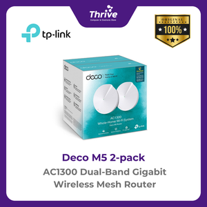 AC1300 Dual-Band Gigabit Wireless Mesh Router - Deco M5 2-pack