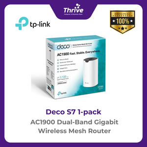 AC1900 Dual-Band Gigabit Wireless Mesh Router - Deco S7 1-pack