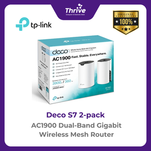 AC1900 Dual-Band Gigabit Wireless Mesh Router - Deco S7 2-pack