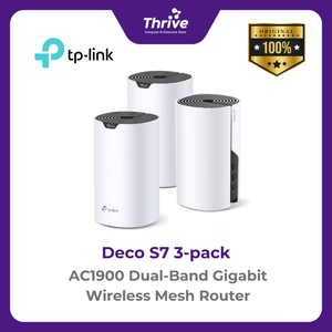 AC1900 Dual-Band Gigabit Wireless Mesh Router - Deco S7 3-pack