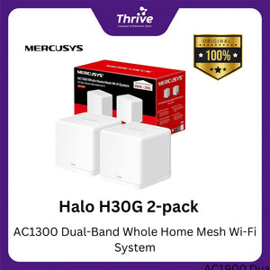 Halo H30G 2-pack AC1300 Dual-Band Whole Home Mesh Wi-Fi System