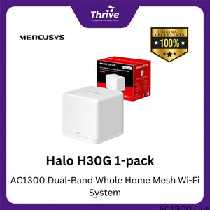 Halo H30G 1-pack AC1300 Dual-Band Whole Home Mesh Wi-Fi System