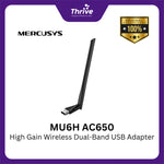 Load image into Gallery viewer, MU6H AC650 High Gain Wireless Dual-Band USB Adapter
