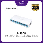 Load image into Gallery viewer, MS108 8-Port Fast Ethernet Desktop Switch
