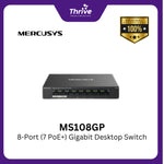 Load image into Gallery viewer, MS108GP 8-Port (7 PoE+) Gigabit Desktop Switch
