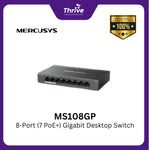 Load image into Gallery viewer, MS108GP 8-Port (7 PoE+) Gigabit Desktop Switch
