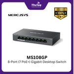 Load image into Gallery viewer, MS108GP 8-Port (7 PoE+) Gigabit Desktop Switch
