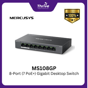 MS108GP 8-Port (7 PoE+) Gigabit Desktop Switch