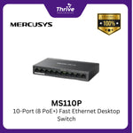 Load image into Gallery viewer, MS110P 10-Port (8 PoE+) Fast Ethernet Desktop Switch
