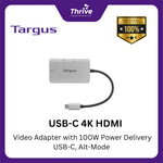 Load image into Gallery viewer, USB-C 4K HDMI Video Adapter with 100W Power Delivery USB-C, Alt-Mode
