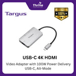 Load image into Gallery viewer, USB-C 4K HDMI Video Adapter with 100W Power Delivery USB-C, Alt-Mode
