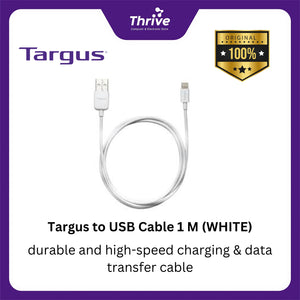 Targus to USB Cable 1 M (WHITE)