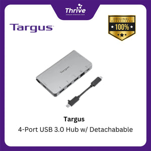 Targus 4-Port USB 3.0 Hub w/ Detachabable