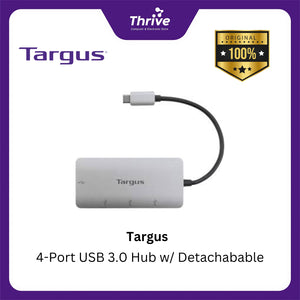 Targus 4-Port USB 3.0 Hub w/ Detachabable