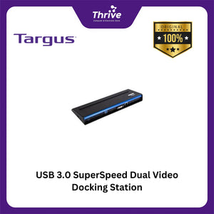 USB 3.0 SuperSpeed Dual Video Docking Station