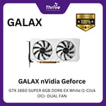 Load image into Gallery viewer, GALAX nVidia Geforce GTX 1660 SUPER 6GB DDR6 EX White (1-Click OC)- DUAL FAN