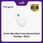 Load image into Gallery viewer, Armor Mini Blue Trace Mouse Retail Package - White
