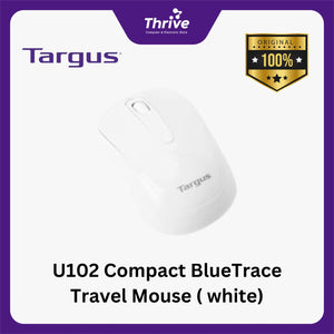 U102 Compact Blue Trace Travel Mouse ( white)