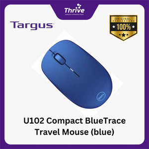 U102 Compact Blue Trace Travel Mouse (blue)