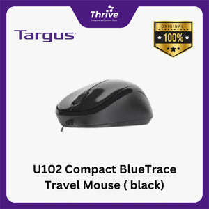 U102 Compact Blue Trace Travel Mouse ( black)