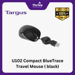 Load image into Gallery viewer, U102 Compact Blue Trace Travel Mouse ( black)
