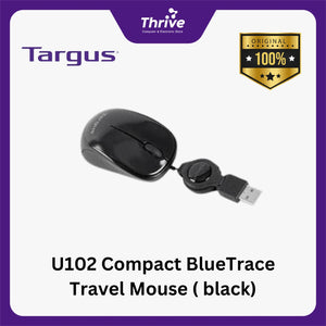 U102 Compact Blue Trace Travel Mouse ( black)