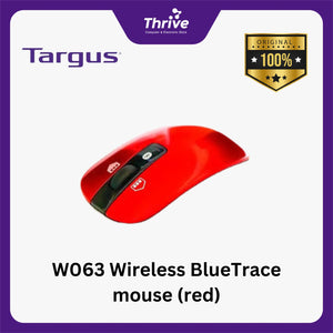 W063 Wireless Blue Trace mouse (red)