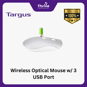 Wireless Optical Mouse w/ 3 USB Port
