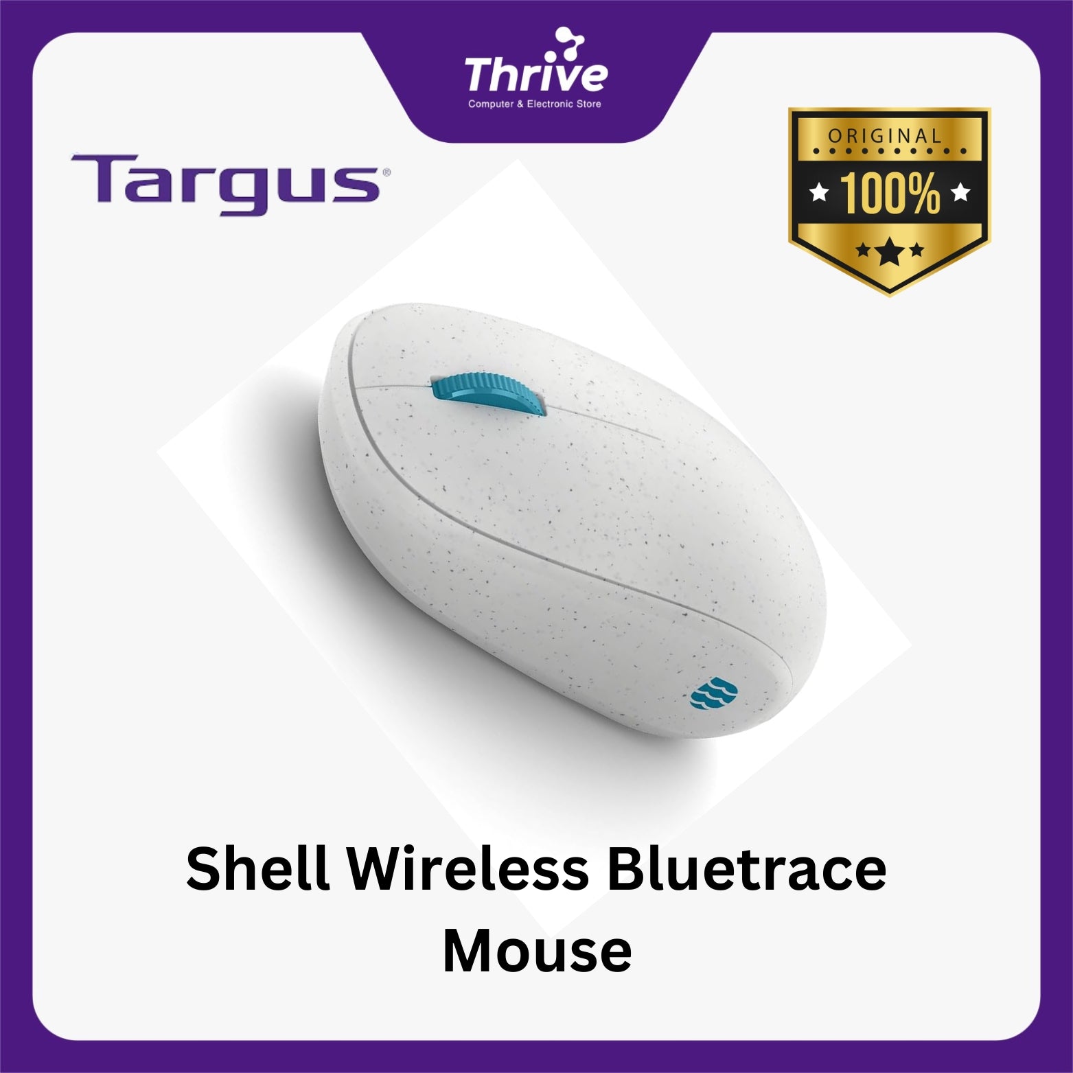 Shell Wireless Blue trace Mouse - Sultan Store