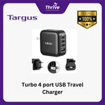 Load image into Gallery viewer, Turbo 4 port USB Travel Charger
