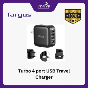 Turbo 4 port USB Travel Charger