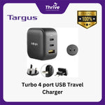 Load image into Gallery viewer, Turbo 4 port USB Travel Charger
