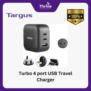 Turbo 4 port USB Travel Charger