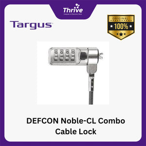 DEFCON Noble-CL Combo Cable Lock