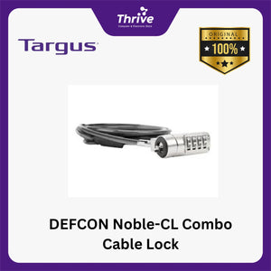 DEFCON Noble-CL Combo Cable Lock