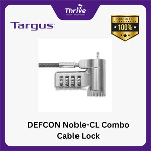 DEFCON Noble-CL Combo Cable Lock