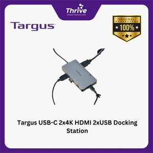 Targus USB-C 2x4K HDMI 2xUSB Docking Station